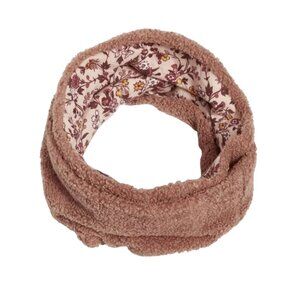 VERA BRADLEY Blush Fig Teddy Fleece Logo Scarf NEW with tags